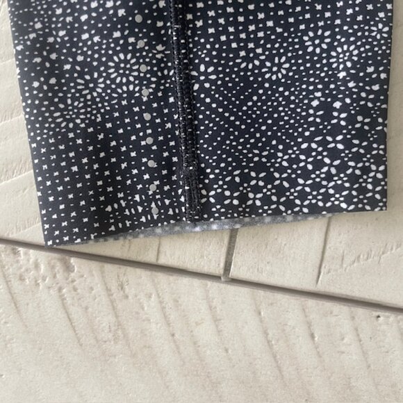 lululemon Fast and Free 7/8 Black and White Women's Leggings - Picture 9 of 13